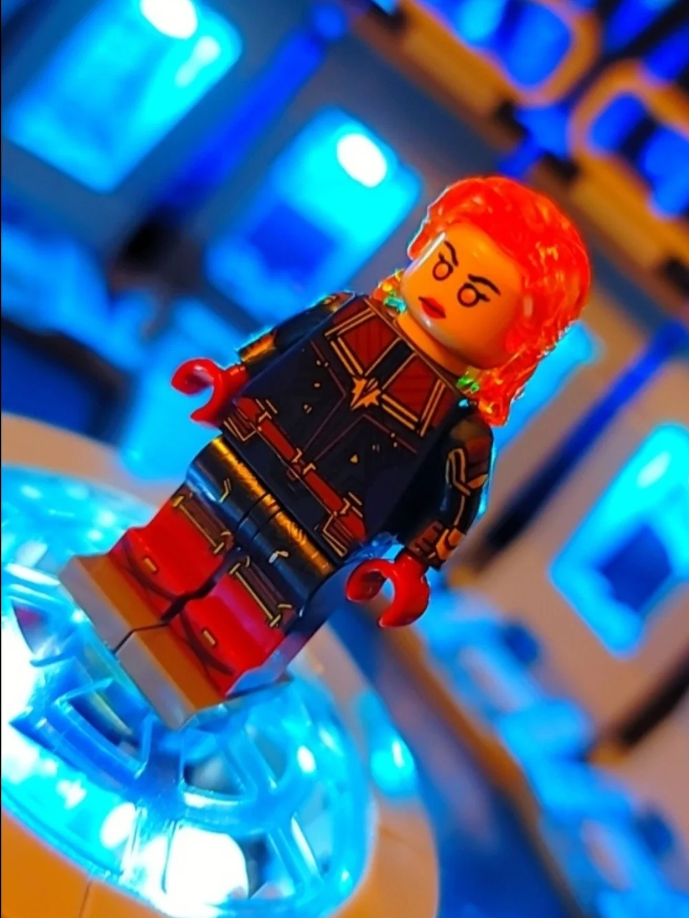 Captain Marvel Minifigure Lego Compatible